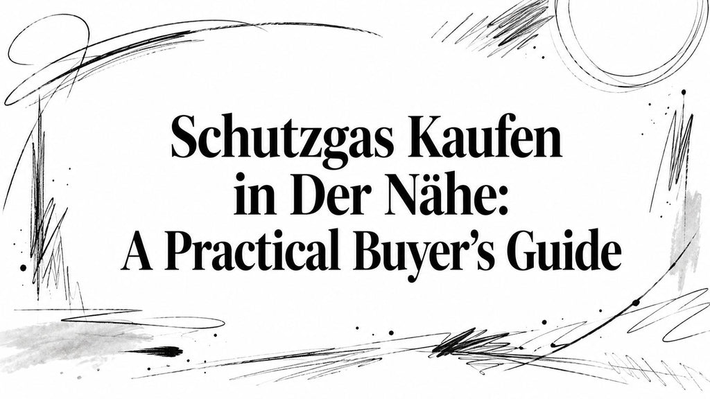 Schutzgas Kaufen in Der Nähe: A Practical Buyer's Guide