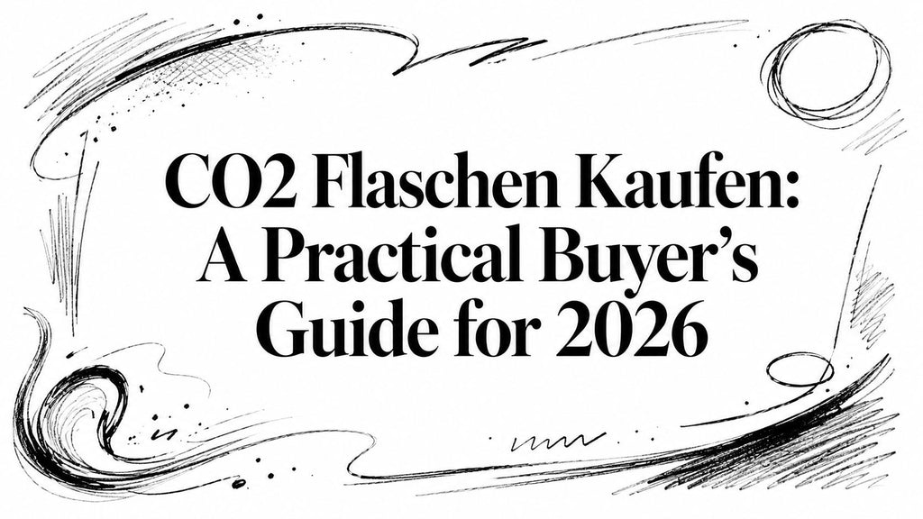 CO2 Flaschen Kaufen: A Practical Buyer's Guide for 2026