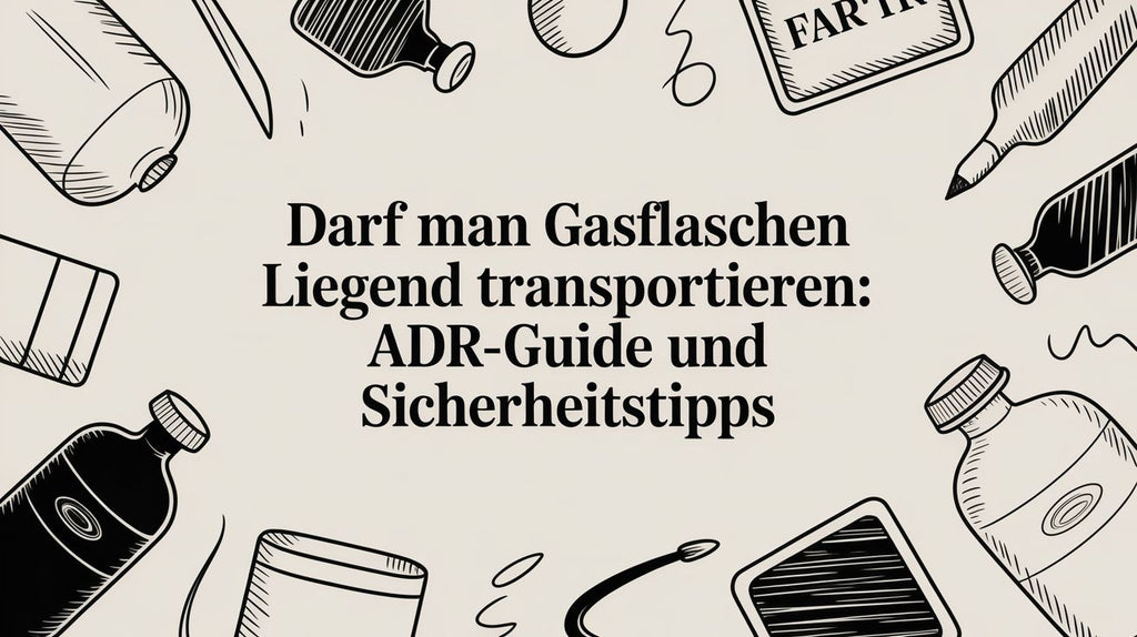 Darf man gasflaschen liegend transportieren: ADR-Guide und Sicherheitstipps
