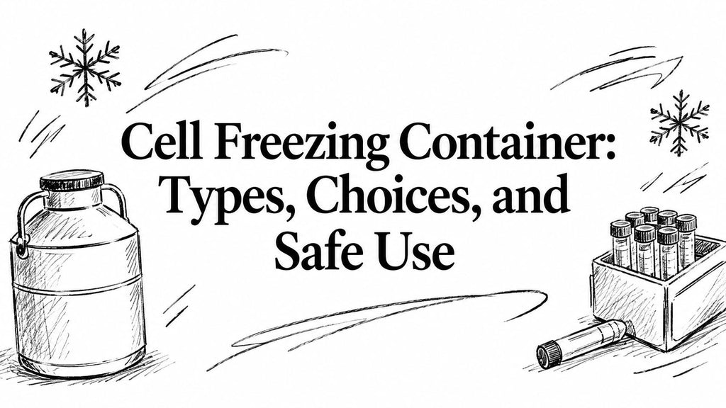 Cell Freezing Container: Types, Choices, and Safe Use
