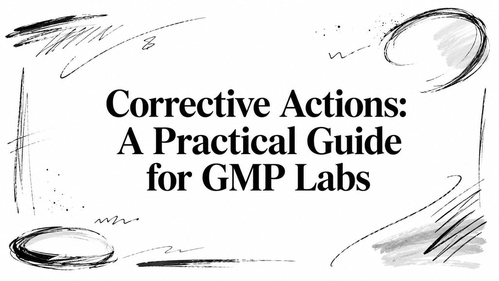 Corrective Actions: A Practical Guide for GMP Labs