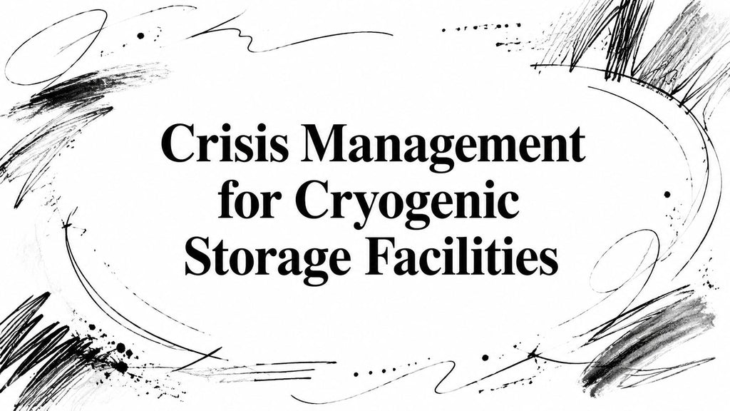 Crisis Management for Cryogenic Storage Facilities