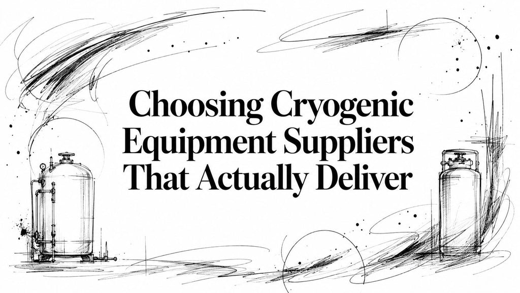 Choosing Cryogenic Equipment Suppliers That Actually Deliver
