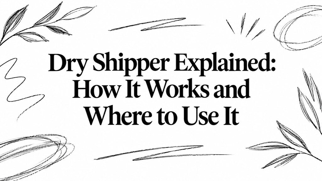 Dry Shipper Explained: How It Works and Where to Use It