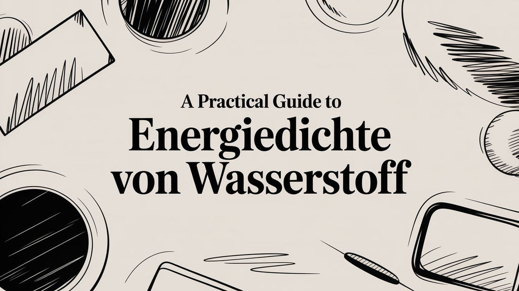 A Practical Guide to Energiedichte von Wasserstoff