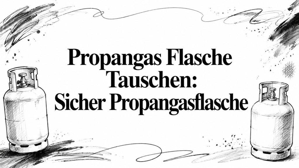 Propangas Flasche Tauschen: Sicher Propangasflasche