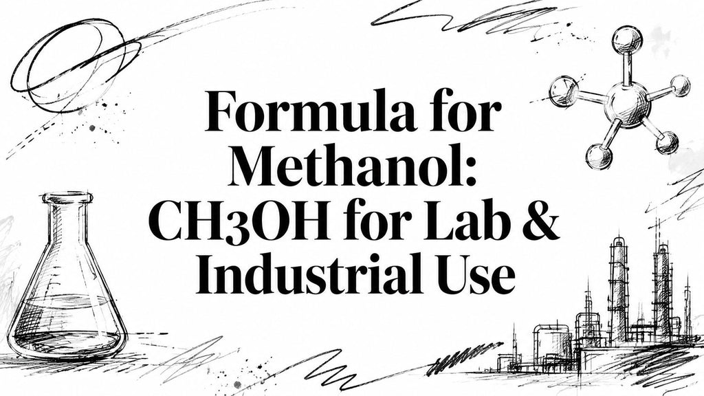 Formula for Methanol: CH3OH for Lab & Industrial Use