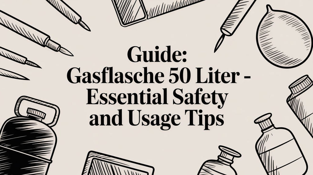 Guide: gasflasche 50 liter - Essential Safety and Usage Tips