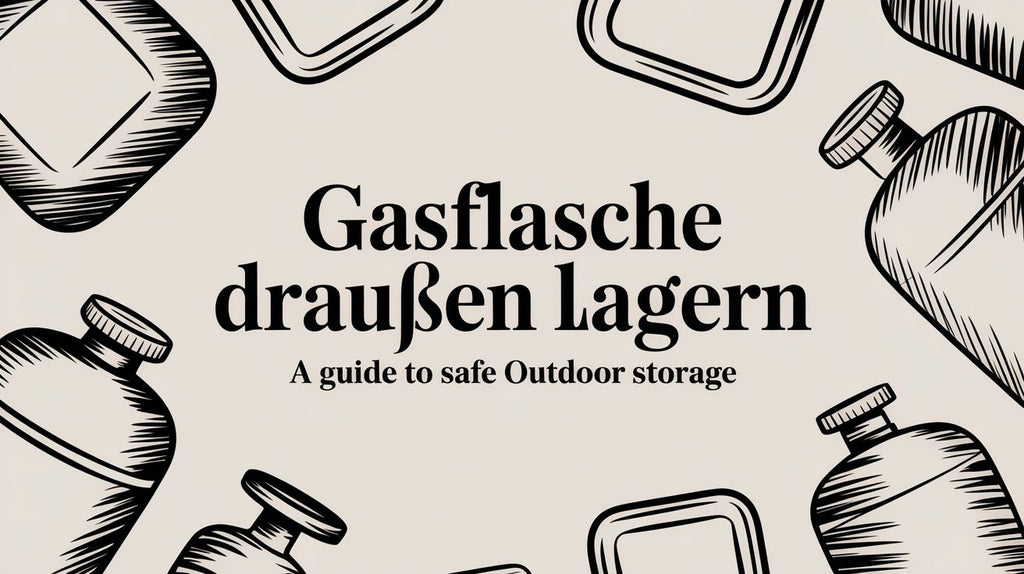 Gasflasche Draußen Lagern A Guide to Safe Outdoor Storage