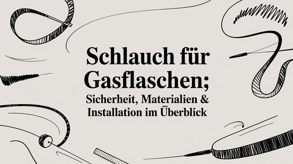 Schlauch für gasflaschen: Sicherheit, Materialien & Installation im Überblick