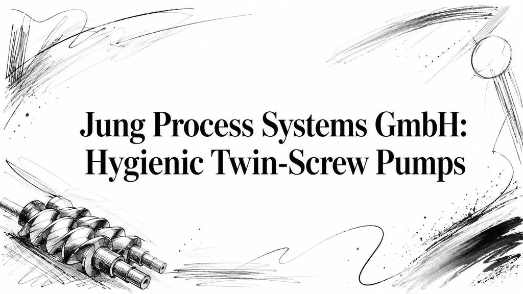 Jung Process Systems GmbH: Hygienic Twin-Screw Pumps