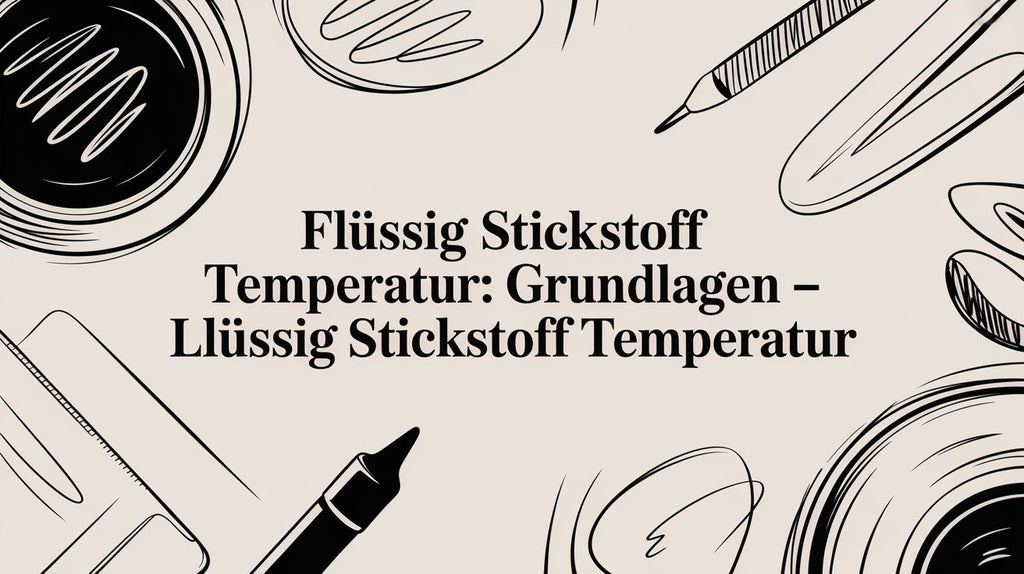 Flüssig Stickstoff Temperatur: Grundlagen – flüssig stickstoff temperatur