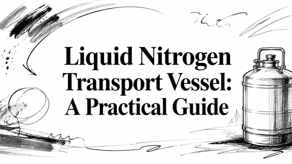 Liquid Nitrogen Transport Vessel: A Practical Guide