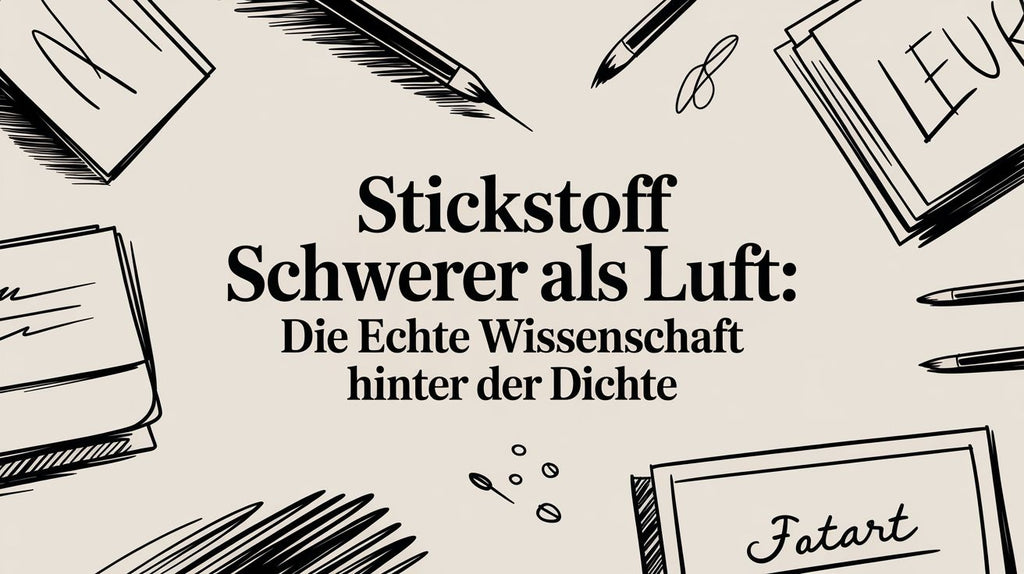 Stickstoff schwerer als luft: Die echte Wissenschaft hinter der Dichte