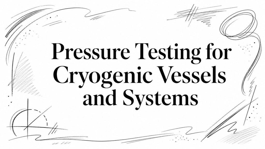 Pressure Testing for Cryogenic Vessels and Systems