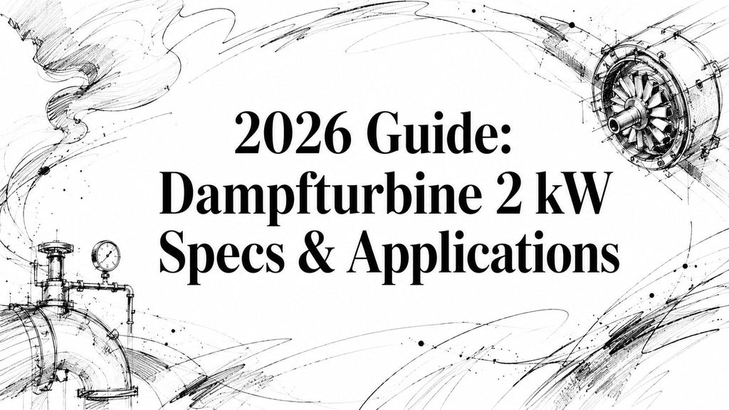 2026 Guide: Dampfturbine 2 kW Specs & Applications