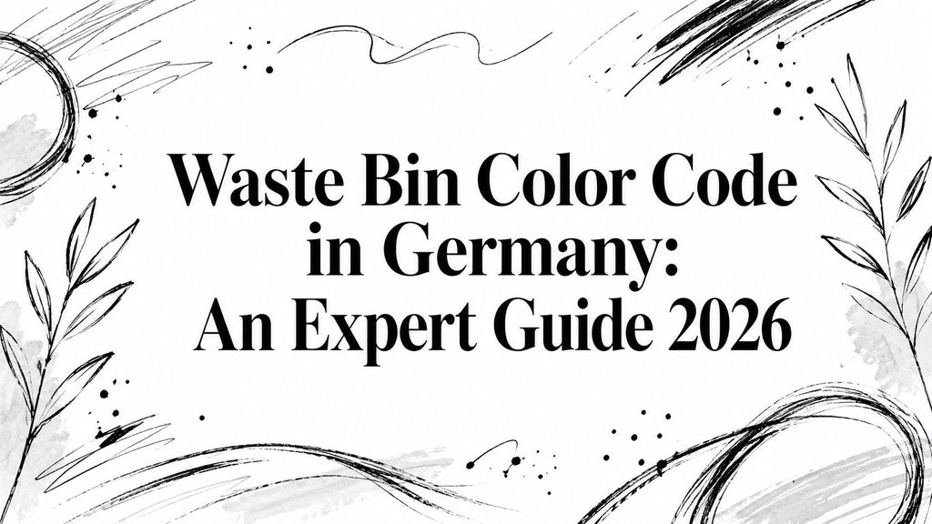Waste Bin Color Code in Germany: An Expert Guide 2026