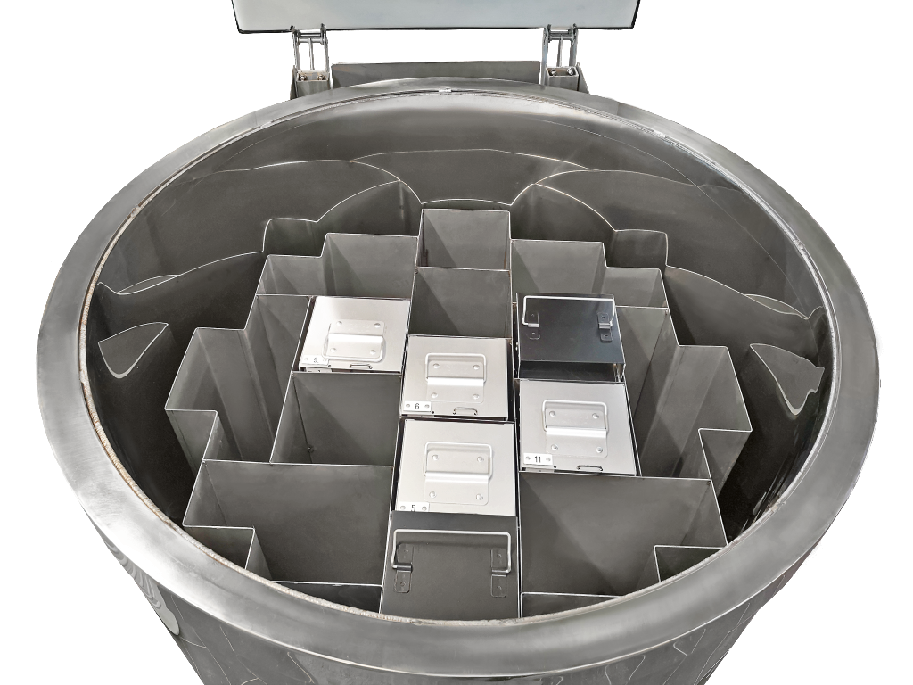 AC SYS 480 with frame for gas phase storage