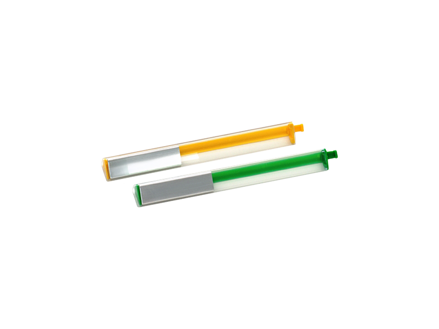 Triangular cassette with aluminium cup