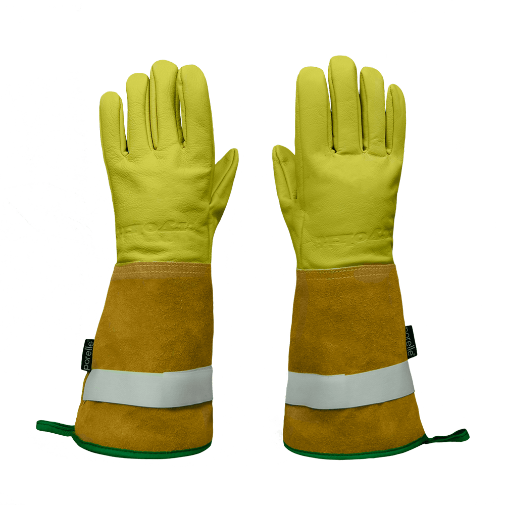 Industrial top leather gloves